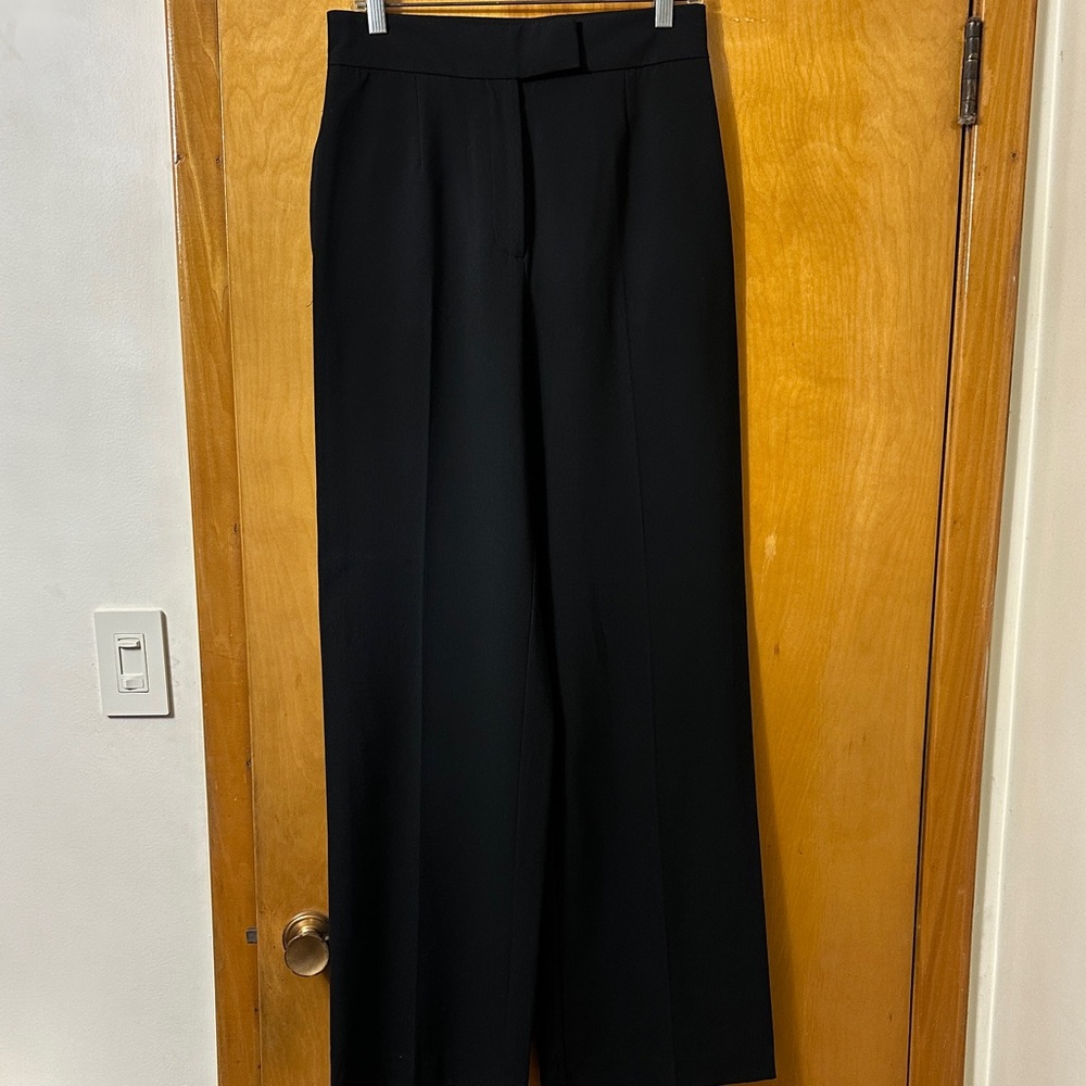 Zara Black Wide-Leg Trousers